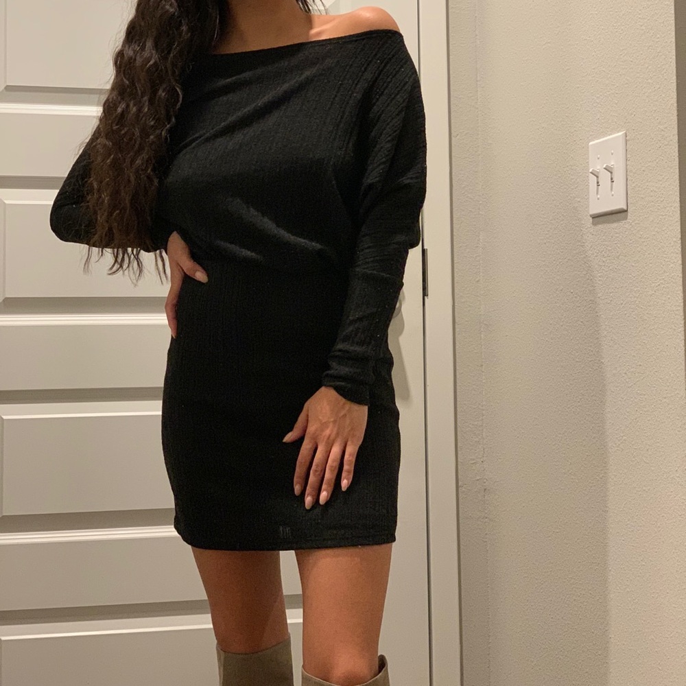 Fitted Sweater Dress